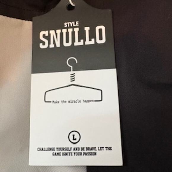 Snullo Men's Large Rain Jacket Grey/Black NWT - Picture 4 of 7